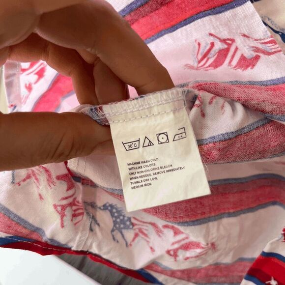VTG Wrangler Blues USA Flag Horse Shirt – Western Sleeveless 4th of July M/L - Picture 3 of 6